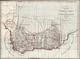 1811 Térképgyűjtemény. 4 db térkép Afrika, Guinea, (Charte von Bambuk 16x18 cm, Charte von Niedergui...