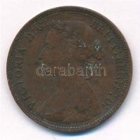 Nagy-Britannia 1885. 1/2p Br "Viktória" T:2-,3 patina Great Britain 1885. 1/2 Penny Br "Victoria" C:VF,F patina Krause KM#754