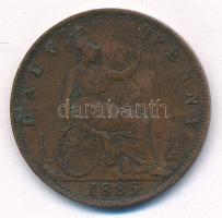 Nagy-Britannia 1885. 1/2p Br "Viktória" T:2-,3 patina
Great Britain 1885. 1/2 Penny Br &q...