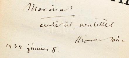 Márai Sándor: Egy polgár vallomásai. Bp.,[1934], Pantheon,(Tolnai-ny.) 315+4 p. Első, cenzúrázatlan ...