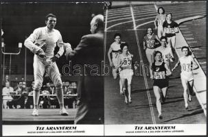 1964 ,,Tíz (magyar) aranyérem - a XVIII. nyári olimpián (Tokió)" című riportfilm jelenetei és s...