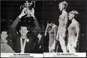 1964 ,,Tíz (magyar) aranyérem - a XVIII. nyári olimpián (Tokió)" című riportfilm jelenetei és s...