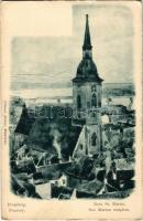 Pozsony, Pressburg, Bratislava; Szt. Marton templom / Dom St. Martin / church. Ottmar Zieher s: Raoul Frank