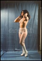 cca 1983 Vincze János (1922-1999) kecskeméti fotóművész hagyatékából 5 db vintage DIAPOZITÍV, az akt...