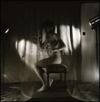 cca 1991 előtt készült akt felvételek, Menesdorfer Lajos (1941-2005) budapesti fotóművész hagyatékáb...