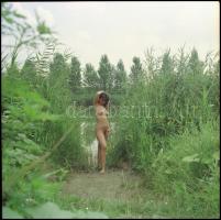 cca 1990 előtt készült akt felvételek, Menesdorfer Lajos (1941-2005) budapesti fotóművész hagyatékáb...