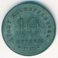 Német Birodalom/Császárság/Aschaffenburg 1917. 10Pf szükségpénz T:3