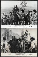 1976 Bud Spencer olasz színész ,,A zsoldoskatona című olasz filmben, 10 db vintage produkciós filmfotó, 18x24 cm