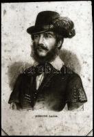 Kossuth Lajos (1802-1894) politikus fiatalkori és időskori portréja, 2 db NEGATÍV Kotnyek Antal (192...