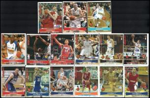 cca 1990-2000 30 db vegyes kosárlabdás kártya, angol és magyar nyelvű