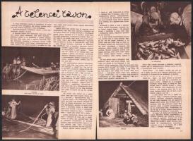 cca 1962 Csónakok a Velencei-tavon, jelzés nélküli vintage fotó Nagy Ottó Sándor székesfehérvári fot...