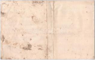 Battonya 1920. "Battonyai Takarékpénztár Részvény Társaság" részvénye 100Ft-ról szárazpecs...