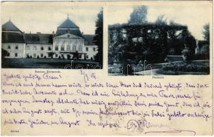 1904 Tavarnok, Tovarníky (Nagytapolcsány, Topolcany); Schloss Tavarnok bei Nagy-Tapolcsan / Tavarnoki (Stummer) kastély / castle, park (EK)