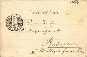 1899 (Vorläufer) Resicabánya, Resicza, Recita, Resita; látkép. Adolf Weiss kiadása / general view (E...