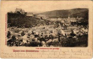 1901 Segesvár, Schässburg, Sighisoara; Vom Galtenberg aus gesehen / látkép. Hermann G. Roth felvétele / general view (r)