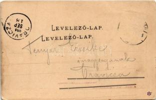 1901 Segesvár, Schässburg, Sighisoara; Vom Galtenberg aus gesehen / látkép. Hermann G. Roth felvétel...