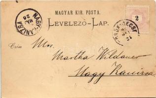 1899 (Vorläufer) Orsova, Kasanpartie / Cazane / Kazán-szoros, Széchenyi út / gorge, road (r)