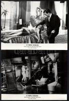 1968 ,,Az Angyal elrablása" című angol film jelenetei és szereplői (köztük Roger Moor), 8 db vi...