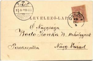 1900 Ada Kaleh, Török sziget Orsova alatt. Hutterer G. kiadása / Turkish island (EK)