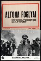 1962 ,,Altona foglyai" című olasz-francia film jelenetei és szereplői, 13 db vintage produkciós filmfotó, hozzáadva 1 db kisplakátot, 18x24 cm