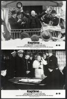 1981 ,,Ragtime" című amerikai film jelenetei és szereplői, 9 db vintage produkciós filmfotó, kisebb hibákkal,18x24 cm
