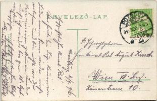 Pozsony, Pressburg, Bratislava; Betegsegélyező és Erzsébet templom / medical support office, church