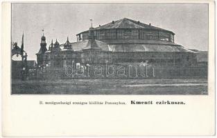 Pozsony, Pressburg, Bratislava; II. Mezőgazdasági országos kiállítás, Kmentt cirkusz / circus of the 2nd National Agricultural Exhibition