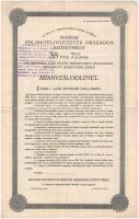Budapest 1929. "Magyar Földhitelintézetek Országos Szövetsége" 35 éves, 7 1/2%-os aranyzál...