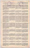 Budapest 1929. "Magyar Földhitelintézetek Országos Szövetsége" 35 éves, 7 1/2%-os aranyzál...