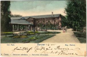 1905 Daruvar, Cur Park / Kup. Perivoj / fürdő park / spa park (fl)