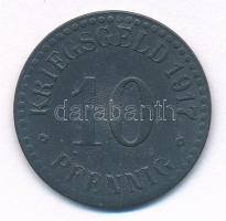 Német Birodalom / Cassel 1917. 10pf KRIEGSGELD Zn szükségpénz T:2 German Empire / Cassel 1917. 10 Pfennig KRIEGSGELD Zn necessity coin C:XF