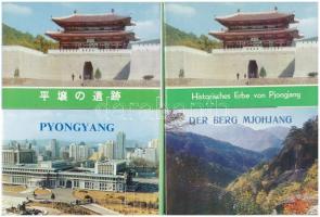 Észak Korea 5 db 12 db-os képeslap sorozat