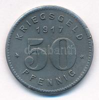 Német Birodalom / Bottrop 1917. 50pf KRIEGSGELD Fe szükségpénz T:1-,2 ph. German Empire / Bottrop 1917. 50 Pfennig KRIEGSGELD Fe necessity coin C:AU,XF edge error