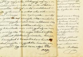 1847 Kossuth beszéde Pestmegye közgyűlésén az elhalt József nádorról és fiának, István főhercegnek n...