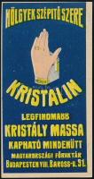 Hölgyek szépítőszere Kristalin számolócédula