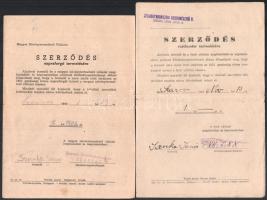 cca 1947-1965 Szarvas, 13 db mezőgazdasági témájú okmány, papírrégiség (cukorjegy, kirendelés, elszá...