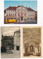 63 db VEGYES magyar város képeslap / 63 mixed Hungarian town-view postcards