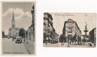 63 db VEGYES magyar város képeslap / 63 mixed Hungarian town-view postcards
