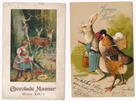 16 db főleg MODERN állatos motívum képeslap / 16 mostly modern animal motive postcards