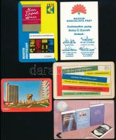 11 db a szocializmust népszerűsítő kártyanaptár