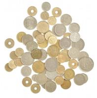 Spanyolország 64db-os érme tétel T:1-,2,2-  Spain 64pcs of coins lot C:AU,XF,VF