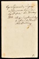 1810 Joggyakornoki oklevél Sigray Zsigmond részére Pest vármegye viaszpecsétjével