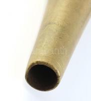 Régi réz hordócsap, kopott, 32x20 cm