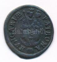 1707K-B Rézpoltúra "II. Rákóczi Ferenc" (2,53g) T:2- Hungary 1707. Poltura "Francis I...