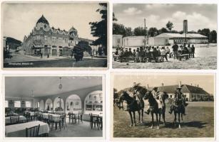 18 db főleg RÉGI történelmi magyar város képeslap vegyes minőségben / 18 mostly pre-1945 historical Hungarian town-view postcards in mixed quality