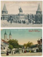 9 db RÉGI magyar város képeslap vegyes minőségben / 9 pre-1945 Hungarian town-view postcards in mixe...