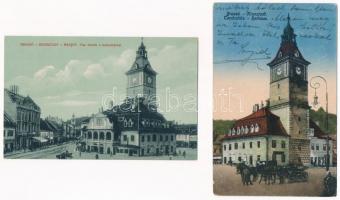 8 db RÉGI erdélyi város képeslap vegyes minőségben / 8 pre-1945 Transylvanian town-view postcards in...