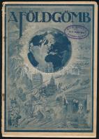 1931 A Földgömb, a Magyar Földrajzi Társaság folyóirata II. évfolyam 5. szám, benne pl. az Isztriai-félsziget (Pola), borító levált