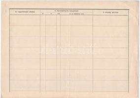 Arad 1911. "Aradi Általános Takarékpénztár Részvénytársaság" részvénye 200K-ról bélyegzéss...