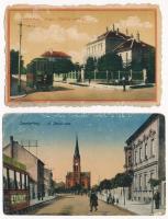 Szombathely - 5 db régi képeslap vegyes minőségben